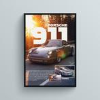 Porsche en Ferrari A4 poster Nieuw! Incl. Lijst, Verzamelen, Posters, Met lijst, Nieuw, Sport, Ophalen of Verzenden