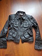 Soepel bruin leren jasje veel knopen NIEUW - maat 38, Kleding | Dames, Maat 38/40 (M), Bruin, Nieuw, Ophalen of Verzenden