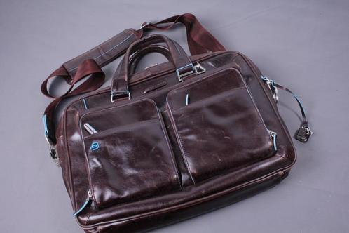 F006 Piquadro Laptop Tas Blue Square, Computers en Software, Laptoptassen, Gebruikt, Schoudertas, 16 inch, Ophalen of Verzenden