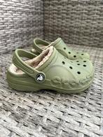 Crocs met voering groen army c11 28/29, Ophalen of Verzenden, Zo goed als nieuw, Jongetje of Meisje, Schoentjes