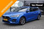 Ford Focus Wagon 1.0 EcoBoost Hybrid ST Line X | Climate Con, Gebruikt, Euro 6, Blauw, Origineel Nederlands