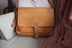 Leren tas / schooltas / vintage, Ophalen of Verzenden, Gebruikt, Bruin, Leer