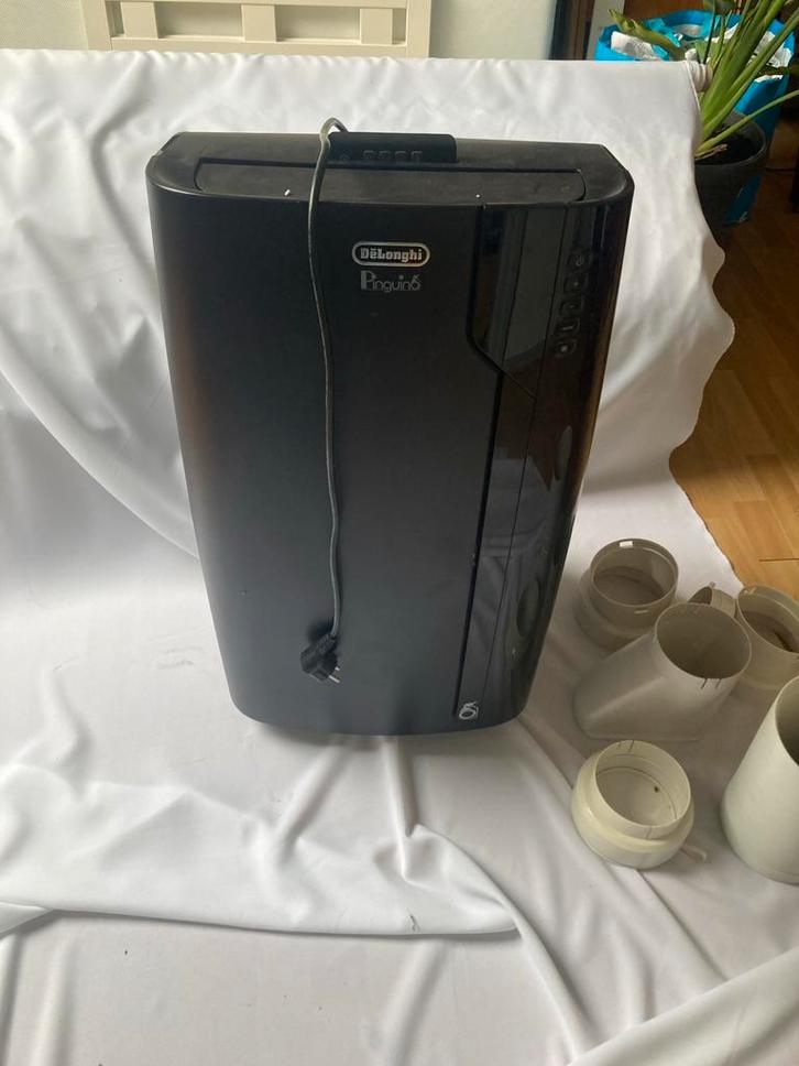 DeLonghi Pinguino Mobiele Airco ( niet werkend), Witgoed en Apparatuur, Airco's, Gebruikt, Mobiele airco, Minder dan 60 m³, 3 snelheden of meer