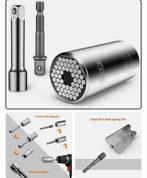 Tacklife - Universele Grip Dopsleutel 7-19mm dop opzetstuk, Nieuw, Ophalen of Verzenden, H, H