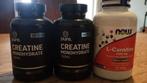 Creatine & L-Carnitine Supplementen, Sport en Fitness, Gezondheidsproducten en Wellness, Ophalen of Verzenden, Zo goed als nieuw