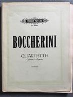 bladmuziek Boccherini strijkkwartetten viool viola cello, Muziek en Instrumenten, Bladmuziek, Gebruikt, Klassiek, Ophalen of Verzenden