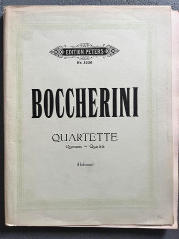 bladmuziek Boccherini strijkkwartetten viool viola cello beschikbaar voor biedingen