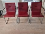 Arco design stoelen, Huis en Inrichting, Ophalen of Verzenden, Gebruikt, Rood, Vijf, Zes of meer stoelen