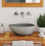 Wasbak wastafel waskom riviersteen ovaal GRATIS VERZONDEN!, Verzenden, Koper, Wastafel