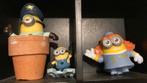 Minions Figuren Set, stewardess, piloot, kleine minion, Ophalen of Verzenden, Gebruikt