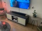 TV Meubel (zwart, zacht groen en aluminium), Huis en Inrichting, Kasten | Televisiemeubels, Ophalen, Overige materialen, 150 tot 200 cm