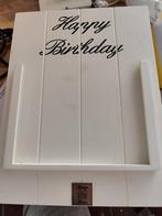 Riviera Maison happy birthday bord, Ophalen of Verzenden, Zo goed als nieuw