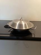Wokpan Fissler met inzet en deksel, Overige materialen, Inductieplaat, Ophalen of Verzenden, Zo goed als nieuw