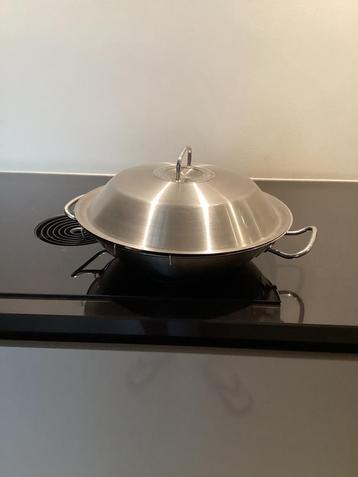 Wokpan Fissler met inzet en deksel beschikbaar voor biedingen