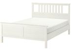Ikea bed HEMNES met bedbodems bijna nieuw, Huis en Inrichting, Slaapkamer | Bedden, Ophalen, Wit, Tweepersoons, Zo goed als nieuw