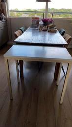 Vintage stalen tafeltje, Ophalen, Minder dan 50 cm, 50 tot 100 cm, Zo goed als nieuw