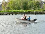 MOET NU WEG Zeer authentieke mini sloep + trailer, vaarklaar, Watersport en Boten, Sloepen, Ophalen, Tot 10 pk, Minder dan 3 meter