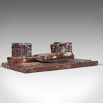Art Deco Marmeren Bureau Set - Circa 1930, Antiek en Kunst, Ophalen of Verzenden
