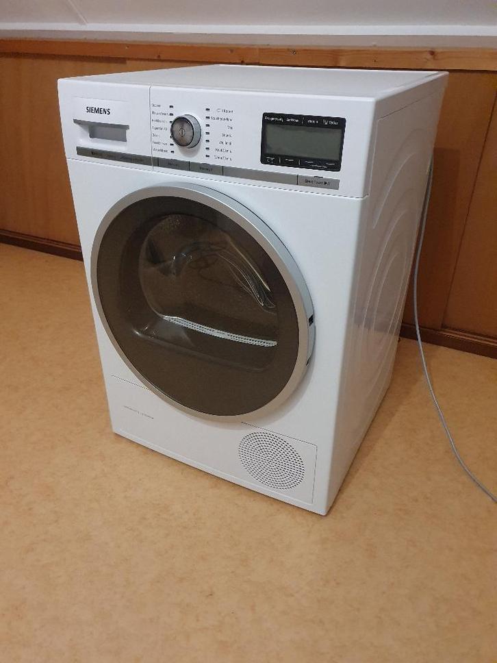 Siemens IQ800 warmtepompdroger 8kg / A++, Witgoed en Apparatuur, Wasdrogers, Gebruikt, Overige typen, Voorlader, 8 tot 10 kg, 85 tot 90 cm
