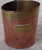 mooie vintage koperen 1 liter maatkan - fraaie nostalgie!, Antiek en Kunst, Ophalen, Koper