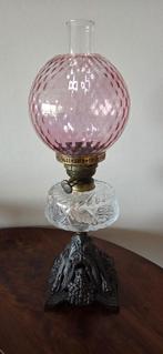 Antieke staande Engelse Olielamp, Antiek en Kunst, Antiek | Lampen, Ophalen