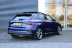 Audi A3 Sportback 45 TFSIe 245pk S Edition Competition | Pan, Auto's, Audi, 12 maanden, Gebruikt, 4 cilinders, Blauw