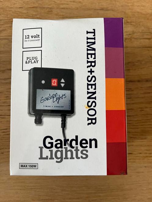 Garden Lights Timer + Sensor - Buitenverlichting, Tuin en Terras, Buitenverlichting, Nieuw, Overige typen, Kunststof, Minder dan 50 watt