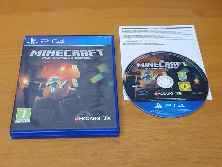 PS4 | Minecraft Playstation 4 EDITION, Spelcomputers en Games, Games | Sony PlayStation 4, Gebruikt, Avontuur en Actie, 3 spelers of meer