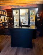 Zwarte barset luifel bar tap bier man cave cafe kroeg toog, Ophalen of Verzenden, Zo goed als nieuw