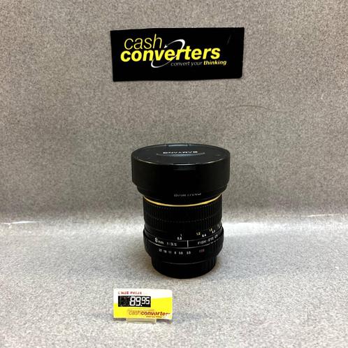 Samyang cameralens | 8mm Fish eye CS | 1:3,5 | 374662, Audio, Tv en Foto, Fotografie | Lenzen en Objectieven, Groothoek Fisheye-lens