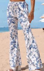 NIEUW! Shein; Opvallend leuke flare broek; maat L, Kleding | Dames, Broeken en Pantalons, Wit, Maat 42/44 (L), Nieuw, Ophalen of Verzenden