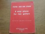 6 easy pieces for 2 guitars - pieter van der staak - gitaar, Verzenden, Gebruikt, Gitaar