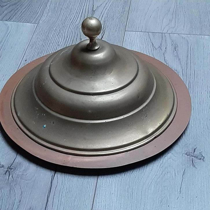 antiek, koperen deksel voor ijskar / ijscokar, Antiek en Kunst, Antiek | Koper en Brons, Koper, Ophalen