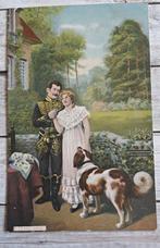 Oude Ansichtkaart - Romantische Scène. liefdes geluk., Verzamelen, Ophalen of Verzenden, Voor 1920, Gelopen, Overige thema's