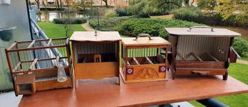 Verzameling van 20 oude  Vinkenkooien beschikbaar voor biedingen