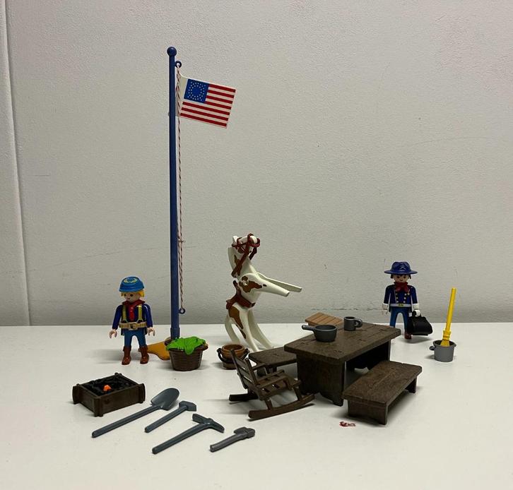 Western 35: Inrichting US Noorderlingen Fort 3023 4072 5245, Kinderen en Baby's, Speelgoed | Playmobil, Gebruikt, Los playmobil
