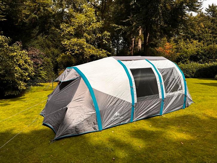 Quechua tent, AIR seconds family 6,3 XL, 6 6 persoons, Caravans en Kamperen, Tenten, tot en met 4, Zo goed als nieuw, Ophalen