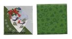 3D label Kerst  Dorpje in de sneeuw met bijpassend envelopje, Hobby en Vrije tijd, Ophalen of Verzenden, Nieuw, Kerst
