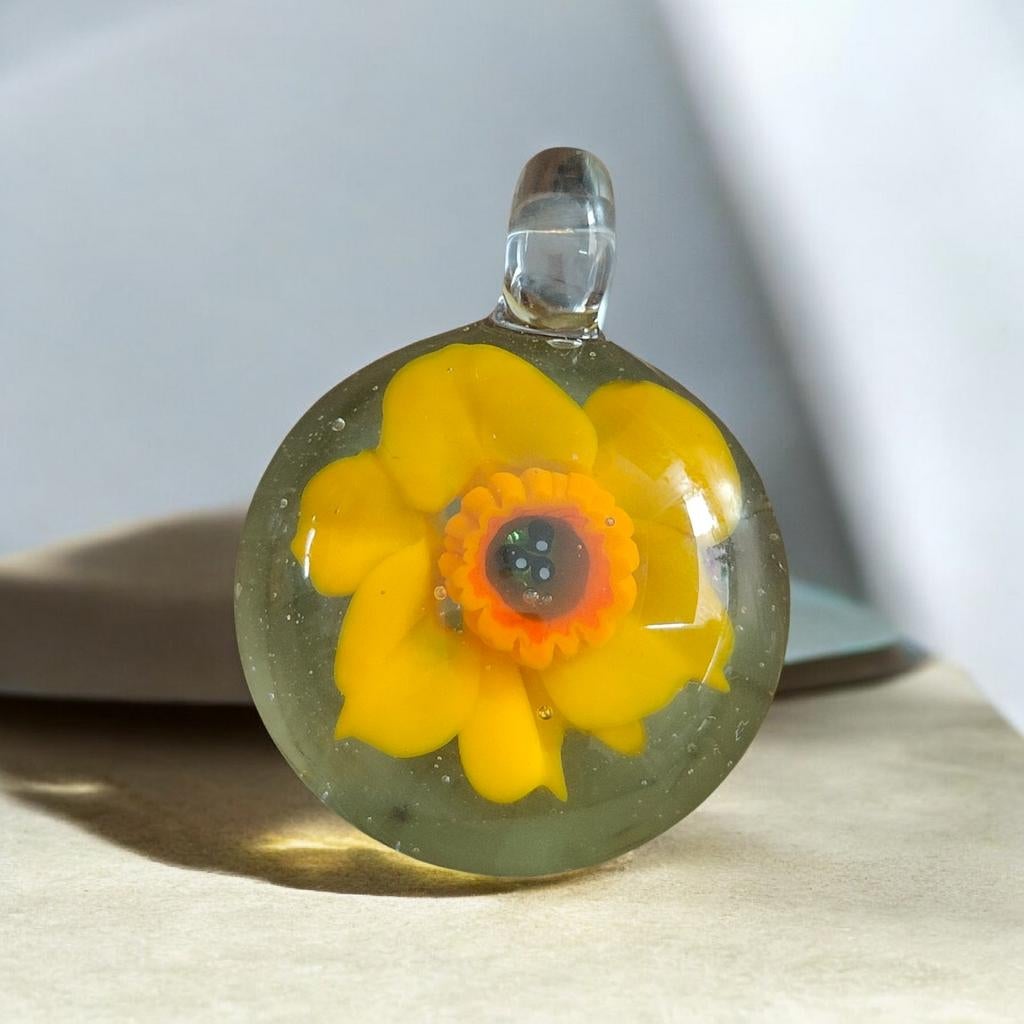 Glashanger Narcis - Uniek!, Glas of Kristal, Geel, Nieuw, Ophalen of Verzenden