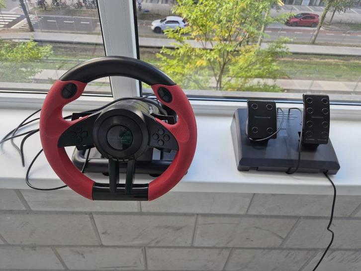 Speedlink Trailblazer Racing Stuur + Pedalen, Spelcomputers en Games, Spelcomputers | Sony PlayStation Consoles | Accessoires