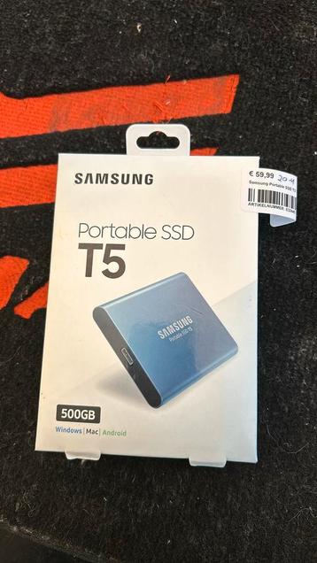 Samsung portable SSD T5 500GB