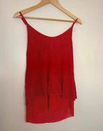 Dames spaghetti top merk Made in Italy maat S/M - als nieuw, Kleding | Dames, Ophalen of Verzenden, Zo goed als nieuw, Rood, Maat 36 (S)