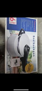 Premium snelkookpan 6 liter met stoommandje, Huis en Inrichting, Ophalen of Verzenden, Gebruikt, Rvs, Kookpan of Snelkookpan
