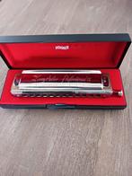 Mondharmonica Hohner Professional 12, Ophalen of Verzenden, Zo goed als nieuw, C-mondharmonica