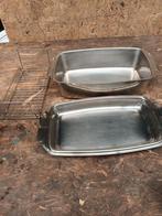 Multibraadpan 45x24 cm braadpan, Braadpan, Ophalen of Verzenden, Zo goed als nieuw, RVS