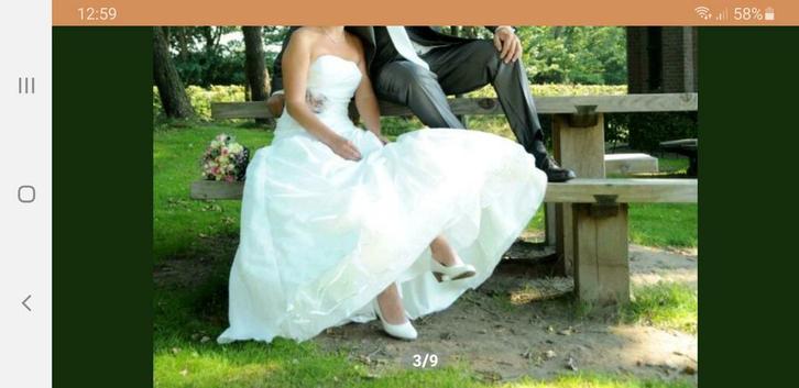 Trouwjurk Linea Rafaelli, Kleding | Dames, Trouwkleding en Trouwaccessoires, Zo goed als nieuw, Trouwjurk, Wit, Ophalen of Verzenden