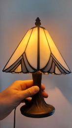 2x Tiffany lamp art deco art nouveau jugendstil glas in lood, Huis en Inrichting, Ophalen of Verzenden, Zo goed als nieuw, Glas