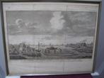 gravure Zeeland, Schouwen Duiveland zoutwinning 1745 ingelij, Ophalen of Verzenden