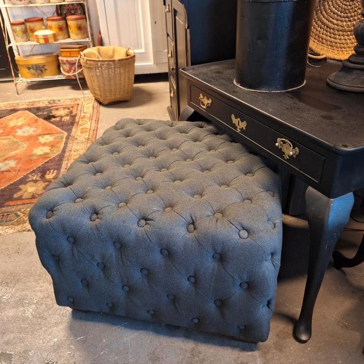 Zwarte klassieke tafel theetafel, Antiek en Kunst, Antiek | Meubels | Tafels, Ophalen