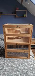 Hamsterkooi, hout, 60cm breed, 80cm hoog, Ophalen, Kooi, Minder dan 60 cm